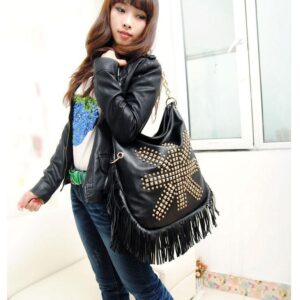 Rivet Shoulder Messenger Bag Portable Multifunctional Lady Bag